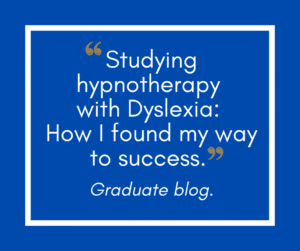 studying hypnotherapy with dyslexia